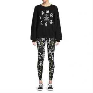 Disney Sweatshirt Junior L Nightmare Before Christmas Jack Moon Phases Halloween